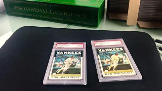 Topps Tiffany versus Topps - What's the Difference?