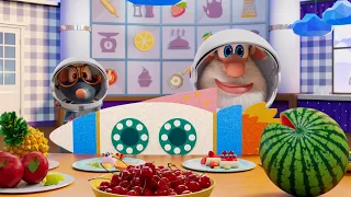 Booba - Food Puzzle: Raquete e Trem de Frutas 😜  NOVO 😜  Desenhos Animados Engraçados Para Crianças