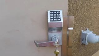 Alarm lock Trilogy programing when no master code is avaliable