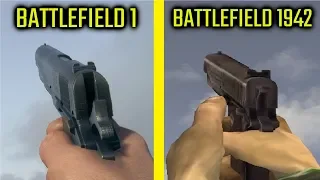 BATTLEFIELD 1 vs BATTLEFIELD 1942 - Weapon Comparison