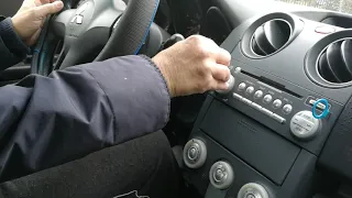 How to remove the standard radio from a Mitsubishi Colt CZC