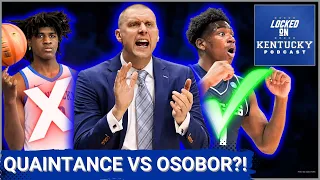 Kentucky basketball WON'T visit with Jayden Quaintance... but they WILL visit with Great Osobor!