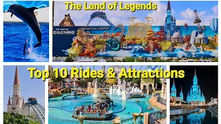 The Land of Legends Top 10 Rides & Attractions, Hypercoaster, Galleon, Dolphin Show Nemo Restaurant