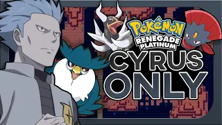 Can You Beat Pokemon Renegade Platinum With Cyrus's Team?! (rom hack, no items)