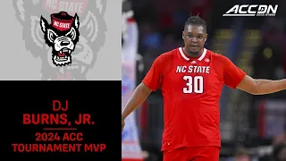 NC State's DJ Burns, Jr. Named 2024 ACC Men's Basketball Tournament MVP