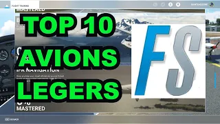 TOP 10 AVIONS LEGERS / Microsoft Flight Simulator