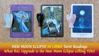 New Moon Eclipse in Libra⌛🪶🌙💫What MASSIVE Upgrade Will the Eclipse Energy Bring YOU #pickacardtarot