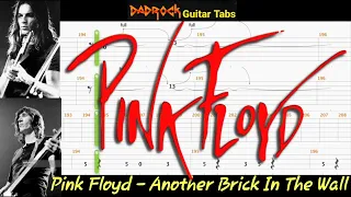 Another Brick In The Wall - Pink Floyd - Guitar + Bass TABS Lesson (Request)