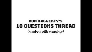 Vinyl Community  - 10 questions [thread by Ron Haggerty]