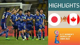 🇯🇵 Japan vs Canada 🇨🇦 Women's World Cup U17 Championship Highlights | Group D