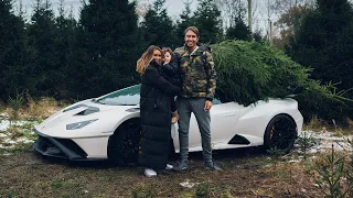 Putting a Christmas tree on my Lamborghini Huracan STO!