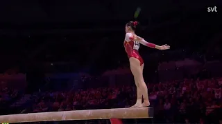 Ou Yushan Highest Balance Beam Score of the Competition- Team Final