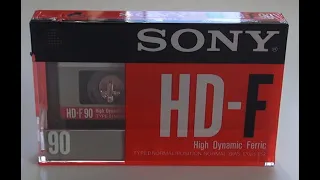 Сони HDF-90. Распаковка. Тест. #audiocassette