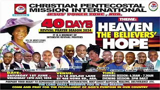 CHRISTIAN PENTECOSTAL MISSION INT'L ;  GRATEFUL SERVICE TO OUR GOD  - REV. IGNATIUS O. ANORUO