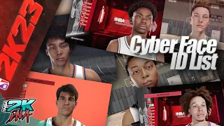 Building a Cyber face ID list - NBA 2K23