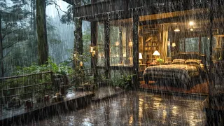 【1M VIEWS】 Cozy Bedroom in the Rainy forest ☔️| Let window open to a deep sleep instantly 😴