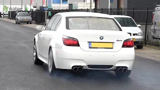 BMW ///M Cars Accelerating in the RAIN! M5 V10, M3 G80 R44, Remus M2, M3 E46, M4 CS, M2C Akrapovic