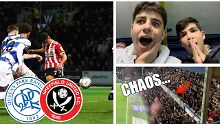 FIGHTS, FLARES and CARNAGE in AWAY END as BLADES BATTER RANGERS! | QPR 1-3 SHEFFIELD UNITED