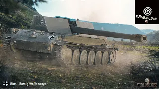 Rhm.-Borsig Waffenträger ! ТРИ ОТМЕТКИ ! ТОП-1 ПТ-САУ в World of Tanks!