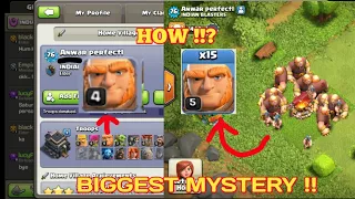 100% REAL MYSTERIOUS PLAYER EVER IN CLASH OF CLANS !! ll COC STATION.