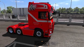 DAF XF 106 Weeda + Trailer v 1.0 mod Euro Truck Simulator 2 (1.32 - 1.34)