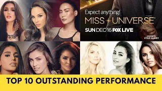 TOP 10 Outstanding Performance Miss Universe 2018