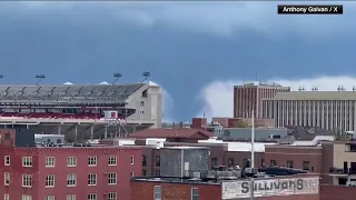 Tornadoes collapse buildings and level homes in Nebraska and Iowa