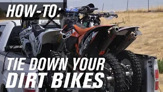 How To Tie Down a Dirt Bike