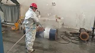 40000psi water blaster for rust paint removal