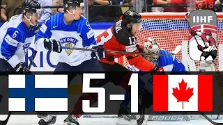 Canada vs Finland | 2018 IIHF Worlds Highlights | May. 12, 2018