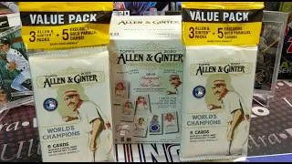 2020 Topps Allen & Ginter Retail Break 2 Value Packs & 1 Blaster Box ** Auto Pulled! Fun Break! **