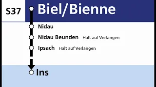 asm Ansagen » S37 Biel/Bienne — Ins | SLBahnen