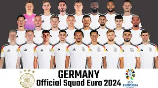 GERMANY OFFICIAL SQUAD EURO GERMANY 2024 | Germany Squad Official 2024 |Euro Germany 2024 Qualifying