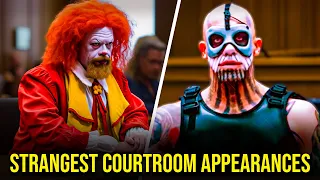 10 Strangest Defendant Appearances In Courtroom Ever!