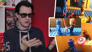 Реакция на угарную АНИМАЦИЮ: Капитан Америка - LEGO MARVEL.