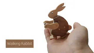#2 How to use wood to make walking rabbit without power system?