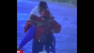 News Reporter Rescues Nurse Trapped In Hurricane Ian Flood in Car Carrying her on his back