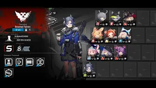 Arknights - CC#5 - Deserted Factory - Day 4 - 8 Risk (with Challenge) - Low Cost No E2 Squad