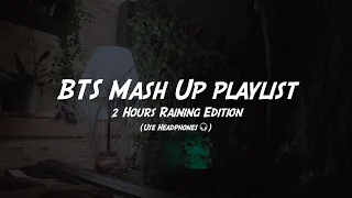 2 Hours BTS piano playlist with rain 🌧 | Study and relax