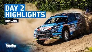 Day 2 Highlights | ERC V-Híd Rally Hungary 2024