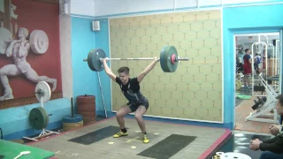 Рахматуллин Альберт, 17 лет, св 71 Рывок 90 кг