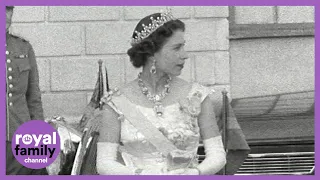 On This Day: 15 June 1956 - The Queen and Princess Margaret Visit Swedish Royal Family