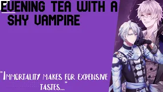 [ASMR] Evening Tea With a Shy Vampire [Mild Violence]