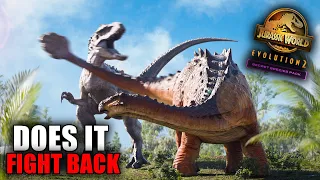 ANKYLODOCUS SHOWCASE! - ALL Skins, Animations & MORE! | Jurassic World Evolution 2