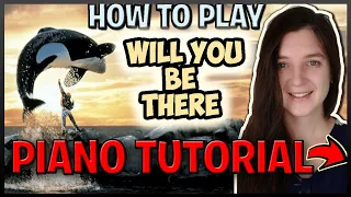 How To Play "WILL YOU BE THERE" [Free Willy] Michael Jackson -Easy (Synthesia) [Piano Tutorial] [HD]