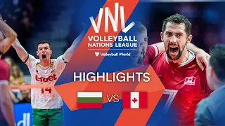 🇧🇬 BUL vs. 🇨🇦 CAN - Highlights Week 1 | Men's VNL 2022