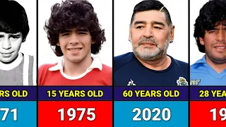 Diego Maradona - Transformation From 1 to 60 Years Old