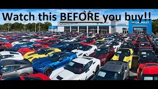 Watch this BEFORE buying any Corvette C7 Z06, Stingray, or ZR1!!