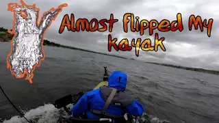 Fishing a Tournament in Extreme Winds-Eastman Lake