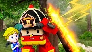 РОБОКАР ПОЛИ 🔥 Рой и пожарная безопасность 🚒 Беригись молнии! ⚡️ Мультфильм детям